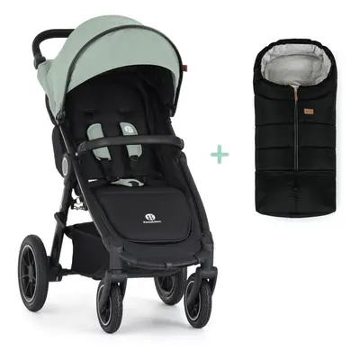 PETITE&MARS Sport babakocsi Street2 Air Black Iron Green + PETITE&MARS táska Jibot INGYENES