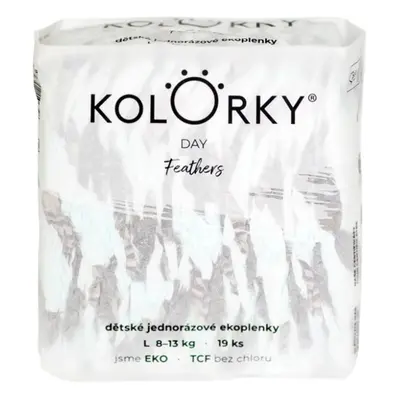 KOLORKY DAY Pelenkák eldobható eco, tollas (8-13 kg) db