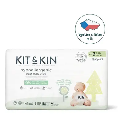 KIT & KIN Pelenkák eldobható eco (4-8 kg) db