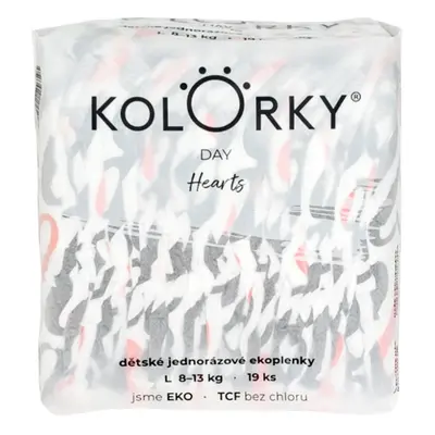 KOLORKY DAY Pelenka eldobható eco, szív (8-13 kg) db - HAVI KÉSZLET