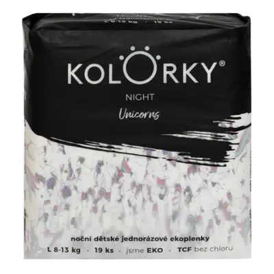 KOLORKY NIGHT Eldobható öko éjszakai pelenka (8-13 kg) db