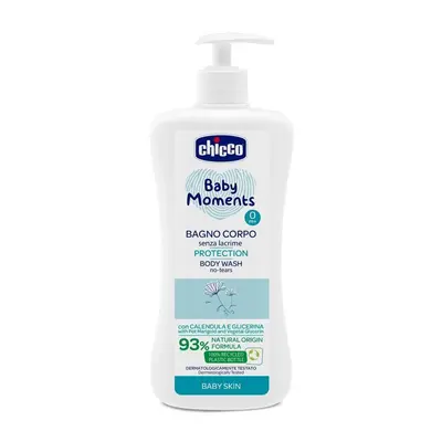 CHICCO testsampon adagolóval Baby Moments Protection 93% természetes összetevők ml