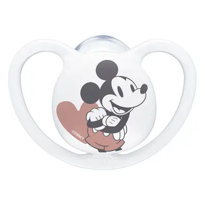 NUK Cumi Space Disney Mickey dobozban, fehér 6-18m