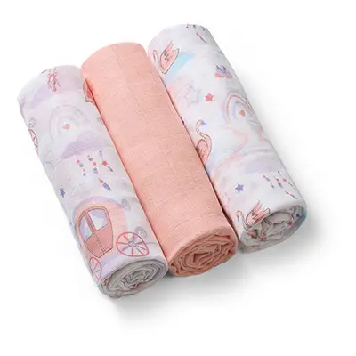 BABYONO Muslin pelenkák Super Soft db - Őszibarack, 70x70 cm