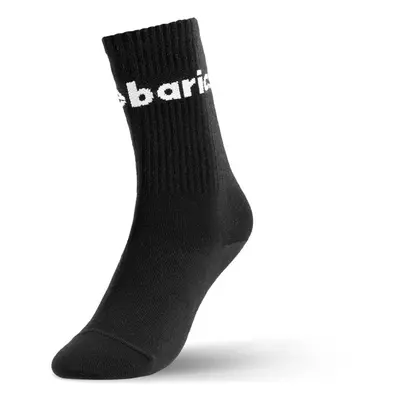 Barebarics - Barefoot zokni - Crew - Fekete - Nagy logó black