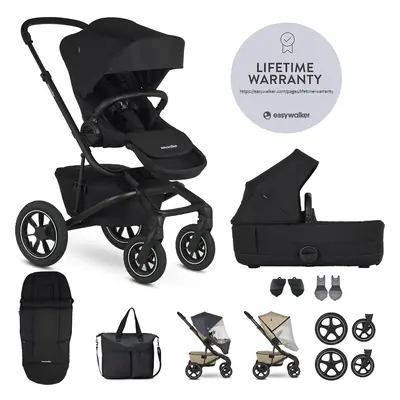 EASYWALKER babakocsi kombinált Jimmey Pepper Black AIR + RWS