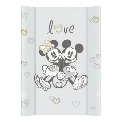 CEBA pelenkázó alátét tömör deszkával COMFORT (50x70) Disney Minnie & Mickey Gray