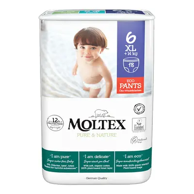 MOLTEX Pure&Nature eldobható pelenkabugyi XL (14 kg+) db