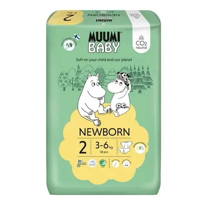 MUUMI Baby Newborn kg (58 db), öko pelenka