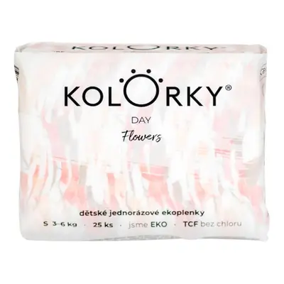 KOLORKY DAY Pelenka eldobható eco, virág (3-6 kg) db