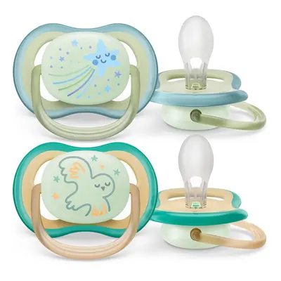 Philips AVENT Ultra levegős éjszakai cumi 0-6m fiú, 2db