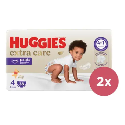 2x HUGGIES® eldobható pelenkanadrág db Extra Care nadrág (9-14 kg) db