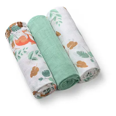 BABYONO Muslin pelenkák Super Soft db - Menta, 70x70 cm