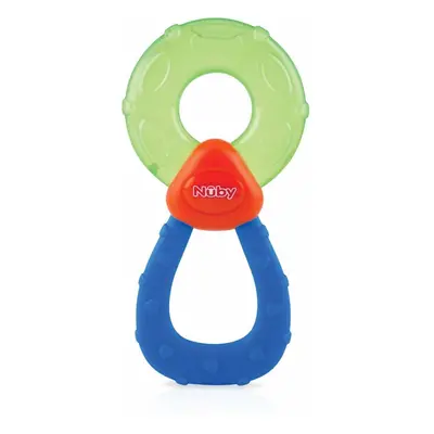 NUBY Teether hűtés desztillált vízzel 3m + zöld-kék