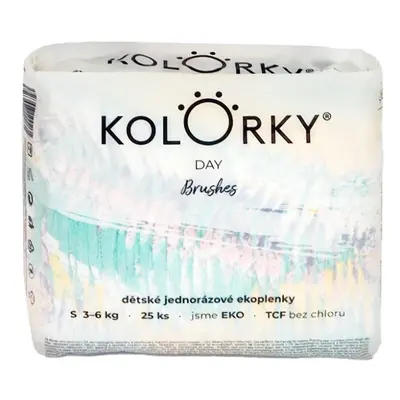 KOLORKY DAY Pelenkák eldobható eco, kefe (3-6 kg) db