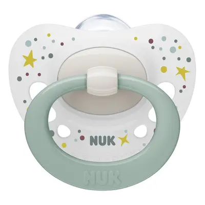 NUK Dudlík Signature 0-6m doboz fehér-zöld