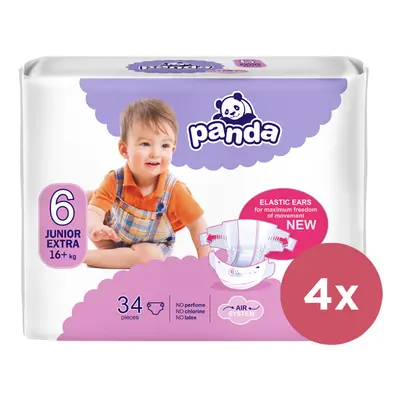 4x BELLA PANDA Eldobható pelenka Junior extra (16 kg+) db