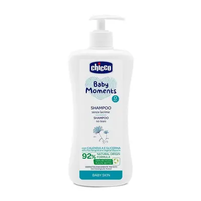 CHICCO hajsampon adagolóval Baby Moments 92% természetes összetevők ml