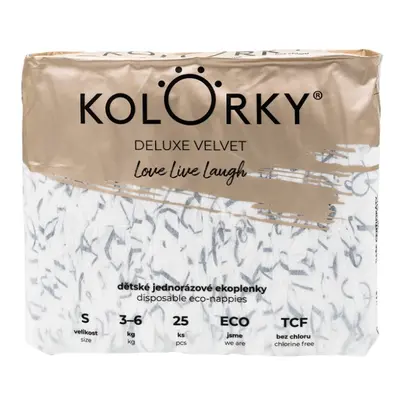 KOLORKY DELUXE VELVET Öko-eldobható pelenkák bársony felülettel (3-6 kg) db