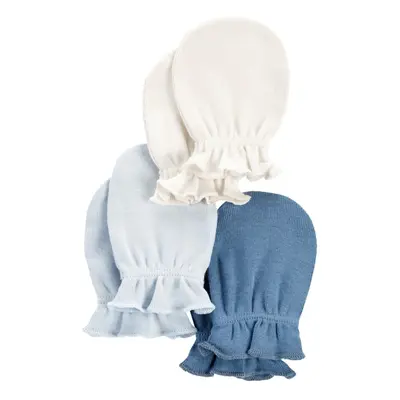 CARTER'S Gloves Blue/Ivory boy MFL 3db 0-3m