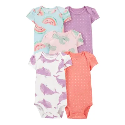 CARTER'S Bodysuit rövid ujjú Multi girl 5db 12m/méret.