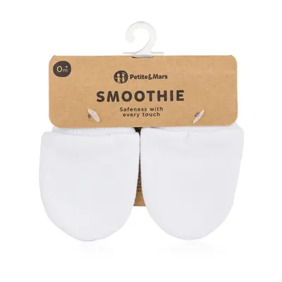 PETITE&MARS Babakesztyű Smoothie Infinity White