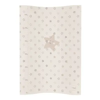 CEBA Pelenkázószőnyeg sarkú puha COZY (50x70) Stars beige