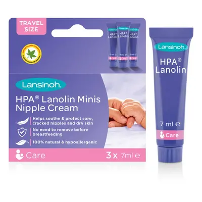 LANSINOH HPA® Mellbimbókrém lanolin minis 3x7 ml