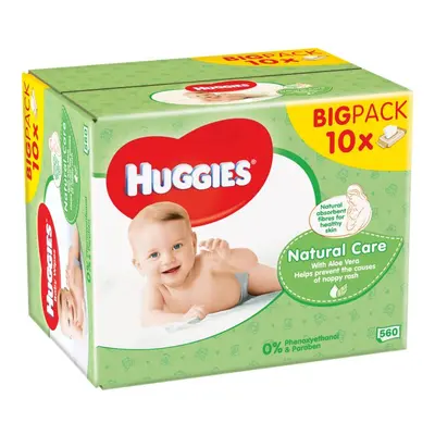 10x HUGGIES® Single Natural Care Nedves törlőkendő db