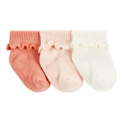 CARTER's Pink Ribbed Socks Girl LBB db 12-24m