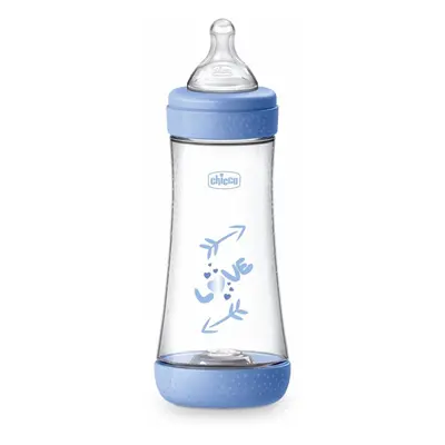 CHICCO Cumisüveg Perfect5 szilikon 300ml fiú