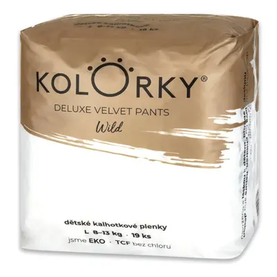 KOLORKY DELUXE VELVET PANTS Wild Pelenka bugyi eldobható eco (8-13 kg) db