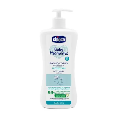 CHICCO testsampon adagolóval Baby Moments Protection 93% természetes összetevők ml