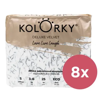 KOLORKY DELUXE VELVET Öko-eldobható pelenkák bársony felülettel (3-6 kg) db - HAVI KÉSZLET