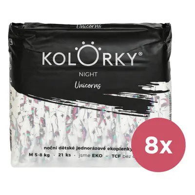 KOLORKY NIGHT Eldobható öko éjszakai pelenka (5-8 kg) db - HAVI KÉSZLET