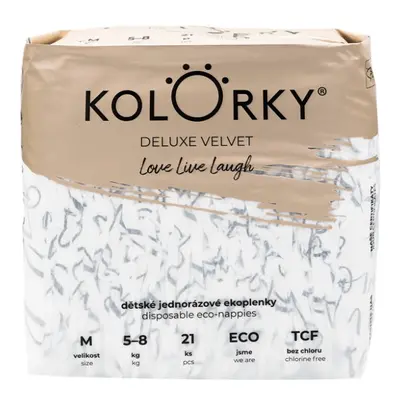 KOLORKY DELUXE VELVET Öko-eldobható pelenkák bársony felülettel (5-8 kg) db