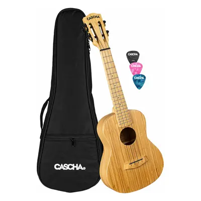 Cascha HH Bamboo Natural Koncert ukulele