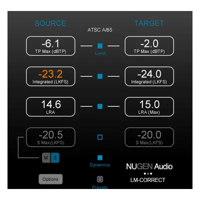 Nugen Audio LM-Correct (Digitális termék)