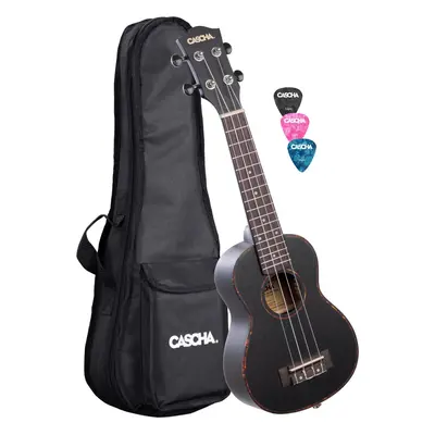 Cascha HH Premium Black Szoprán ukulele