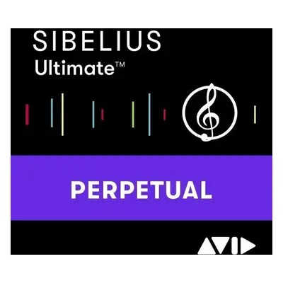 AVID Sibelius Ultimate Perpetual New License + PhotoScore + NotateMe (Digitális termék) (nem érhető el)