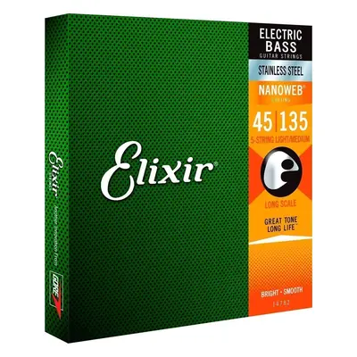 Elixir NanoWeb Light/Medium Basszusgitár húr