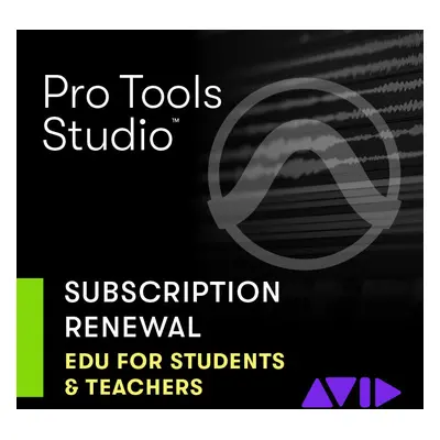 AVID Pro Tools Studio Annual Paid Annual Subscription - EDU (Renewal) (Digitális termék)