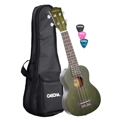 Cascha HH Premium Green Szoprán ukulele