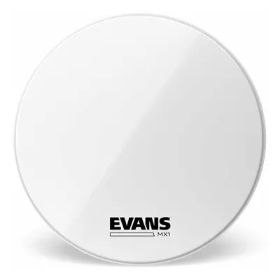 Evans BD26MX1W MX1 Marching Bass White 26" Menethangszer bőr