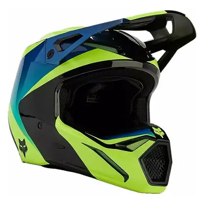 FOX V1 Streak Helmet Black/Yellow Bukósisak