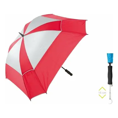 Jucad Telescopic Windproof With Pin Esernyő Red/Silver