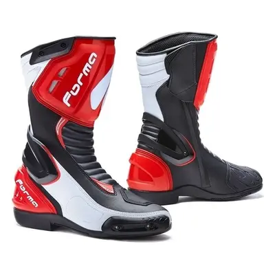 Forma Boots Freccia Black/White/Red Motoros csizmák