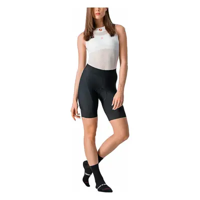 Castelli Prima W Short Black/Hibiscus Nadrág kerékpározáshoz