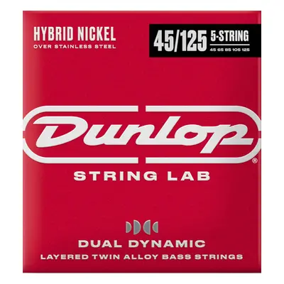 Dunlop DBHYN45125 String Lab Hybrid Nickel Basszusgitár húr