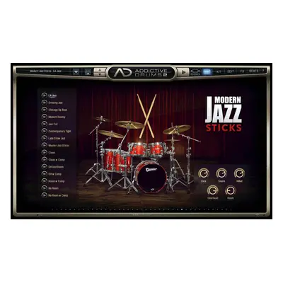 XLN Audio AD2: Modern Jazz Sticks (Digitális termék)